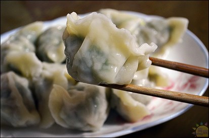 香菜猪肉水饺