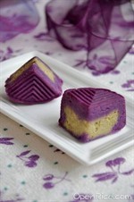 黑豆紫薯糕